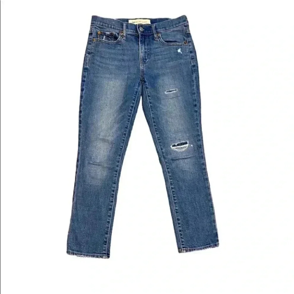 Gap Distressed Best Girlfriend Jeans